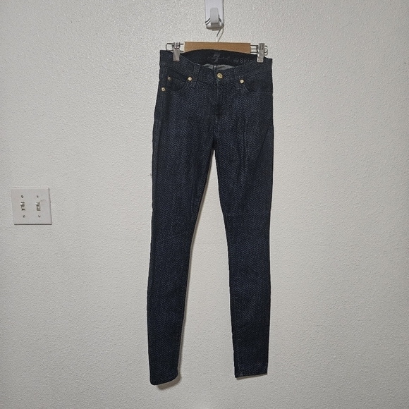7 For All Mankind skinny jeans size 24 - Picture 1 of 16
